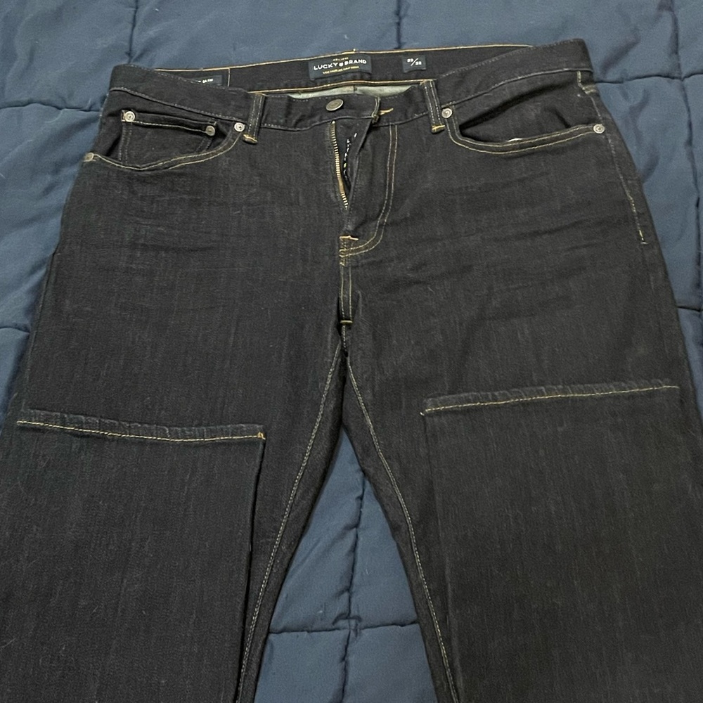 Mens Lucky Brand 410 Athletic Slim Jeans NEW 33/32